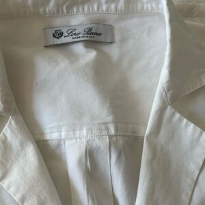 Gorgeous cotton Loro Piana shirt dress, amazing condition! Has pockets!